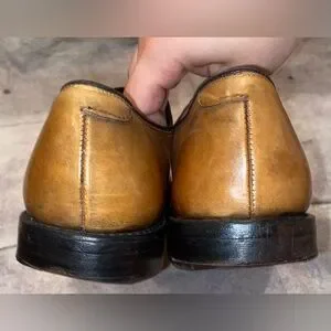 Allen Edmonds Fifth Avenue Walnut Brown Punch Cap Toe Toe Oxford Dress Shoes 11 Allen Edmonds  main image 2